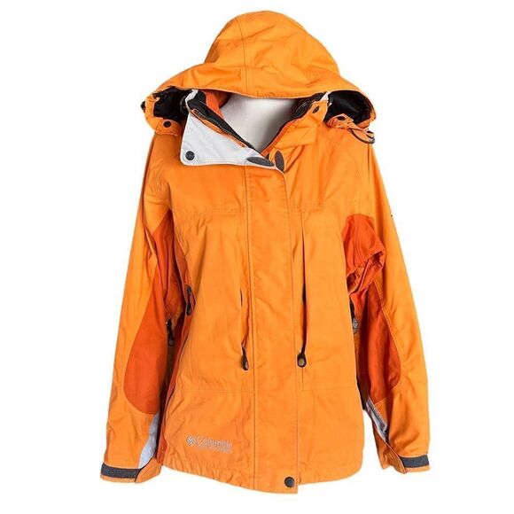 Columbia Jacket Titanium Interchange Ski Rain Orange Sportswear Jacket - Picture 1 of 11